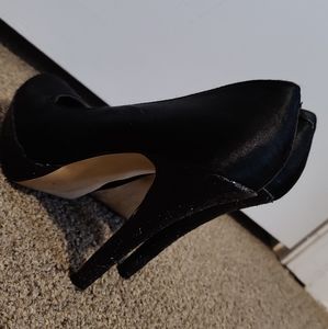 Madden Girl black glitter heels size 8